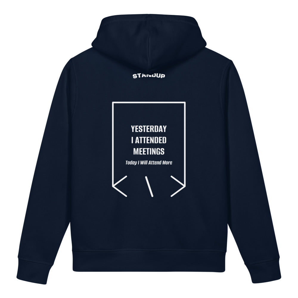 Yesterday I Attended Meetings — secondary back mockup