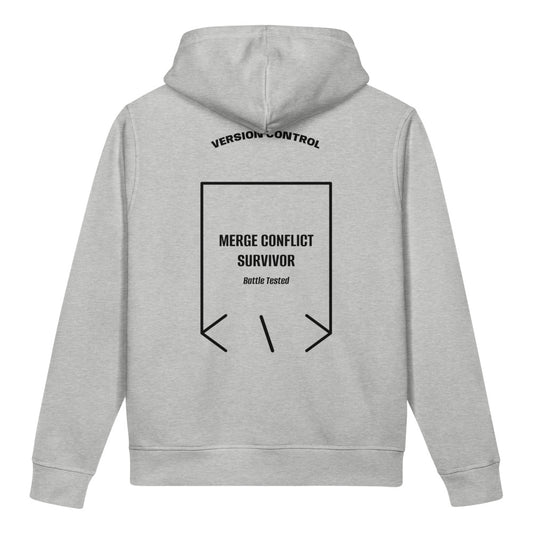 Merge Conflict Survivor — secondary back mockup