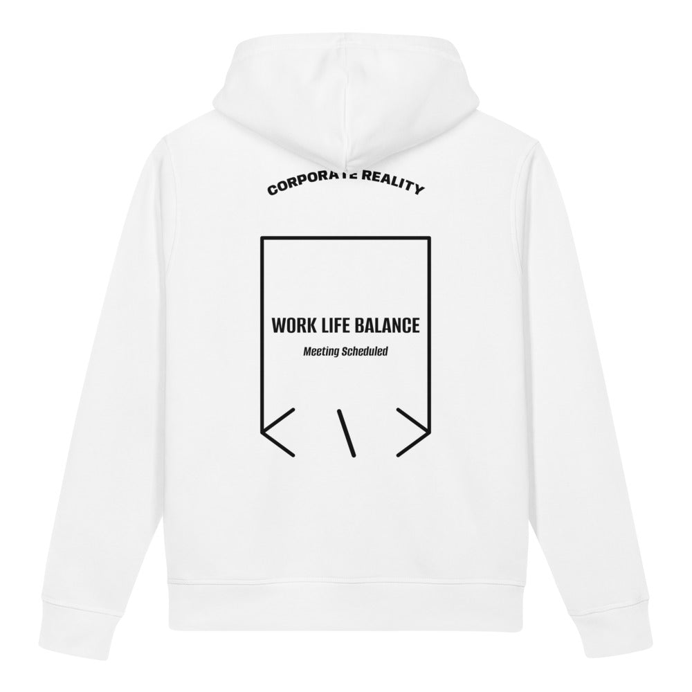 Work Life Balance — White Black back mockup