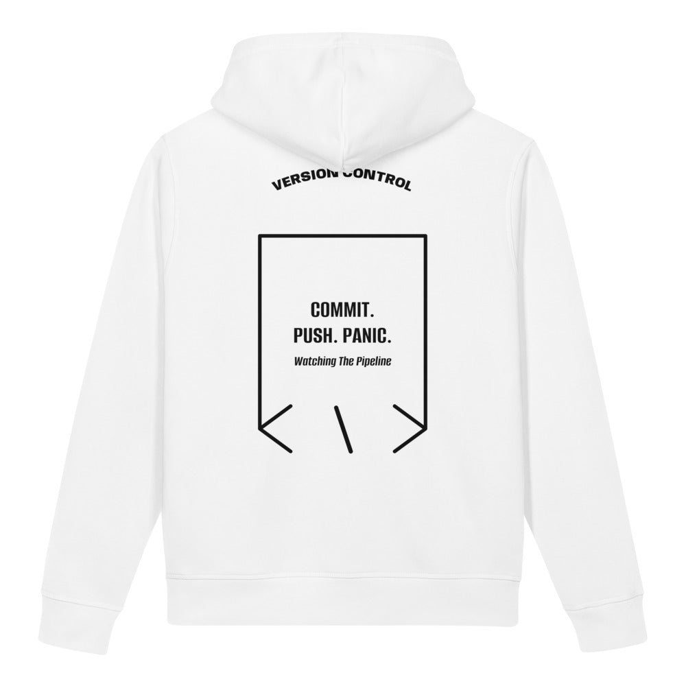 Commit. Push. Panic. — secondary back mockup