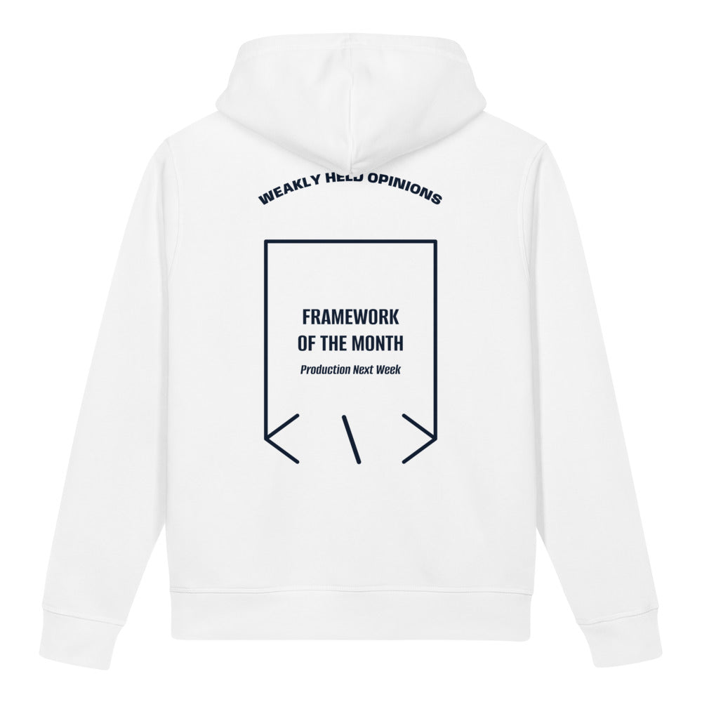 Framework Of The Month — White French Navy back mockup
