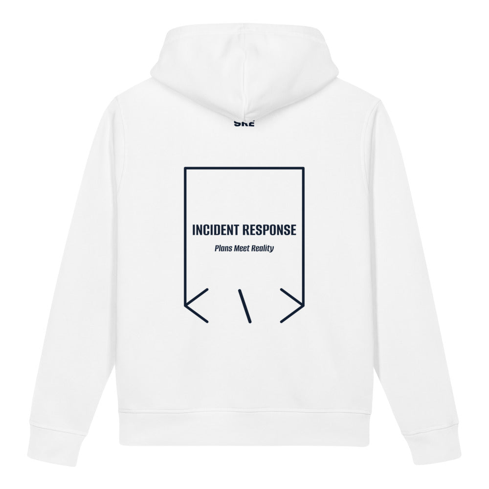 Incident Response — White French Navy back mockup