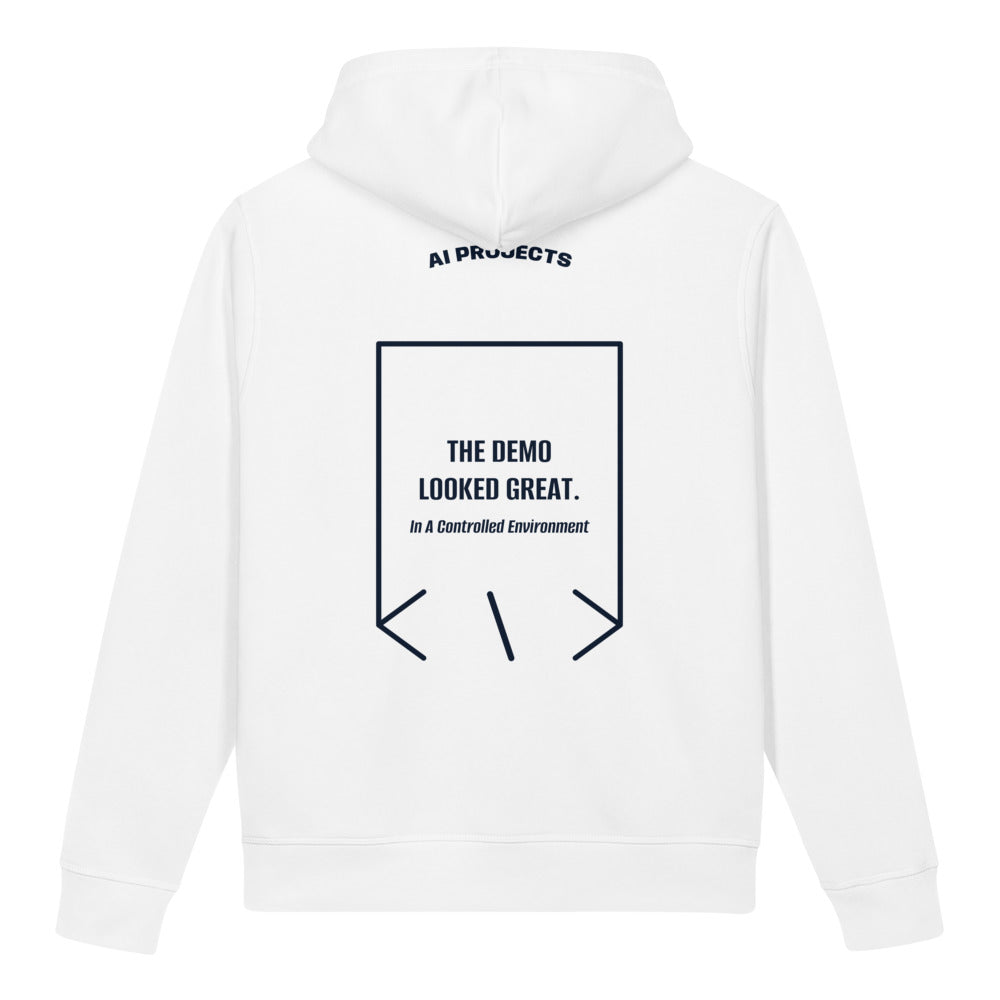 The Demo Looked Great. — White French Navy back mockup