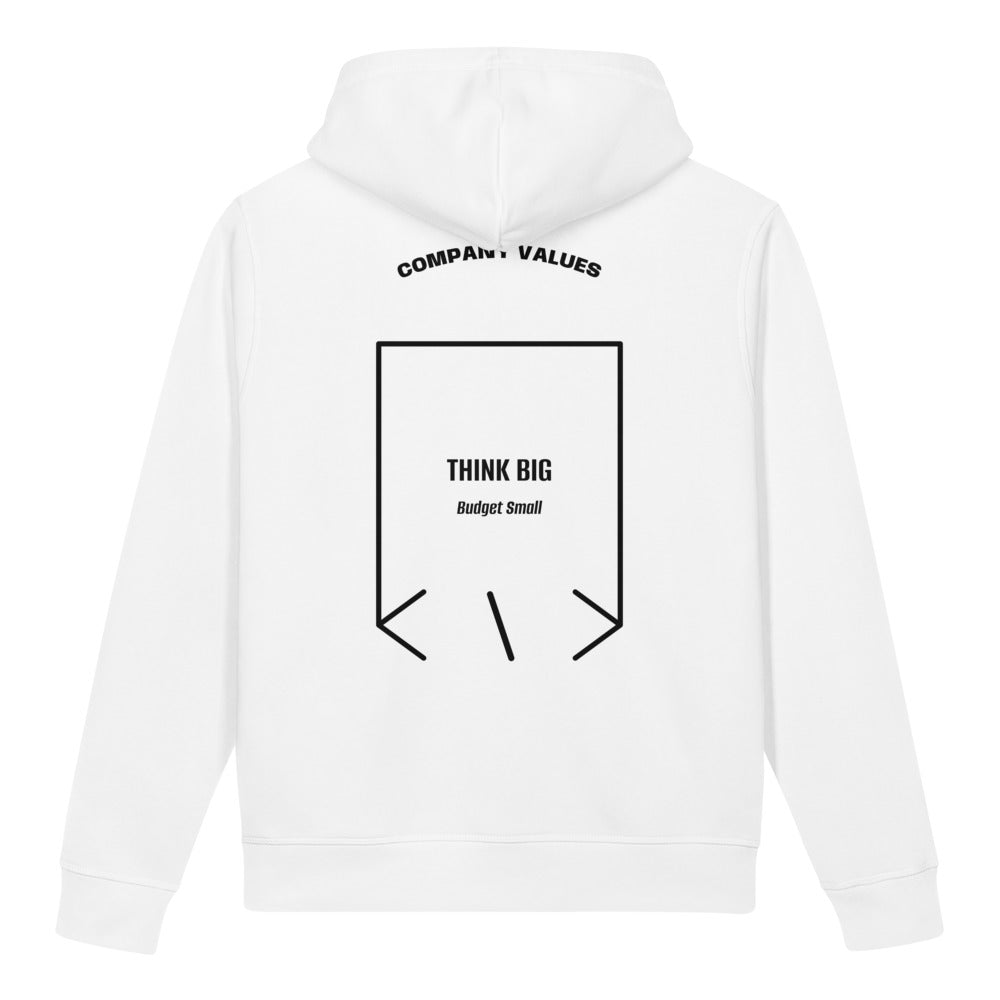 Think Big — White Black back mockup