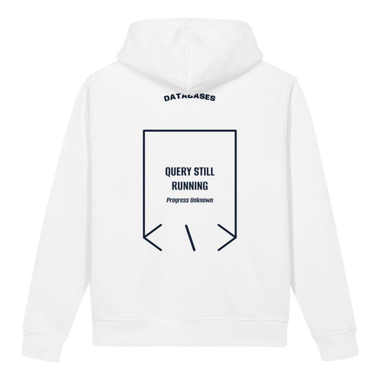Query Still Running — secondary back mockup