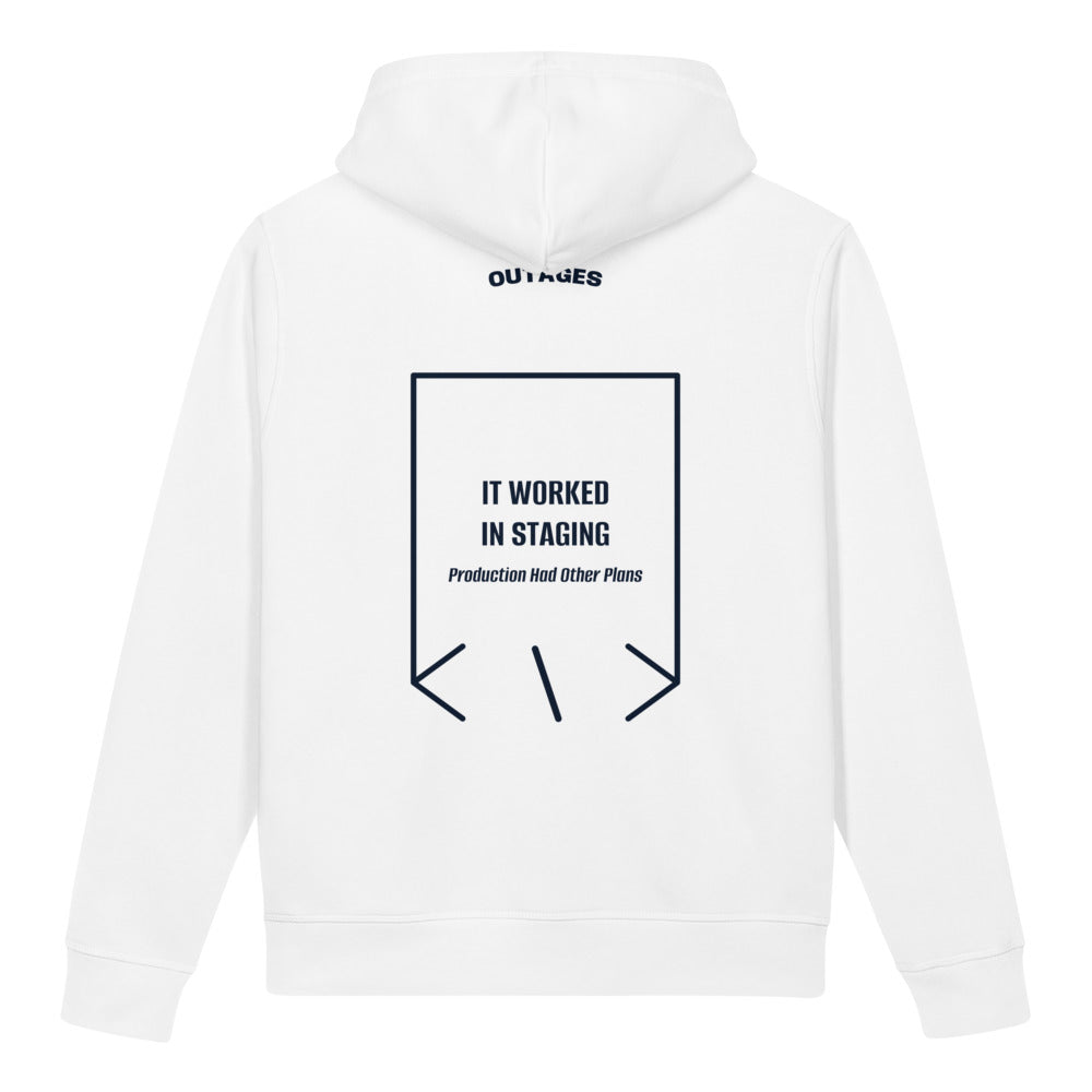 It Worked In Staging — White French Navy back mockup