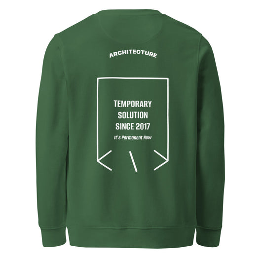 Temporary Solution Since 2017 — secondary back mockup