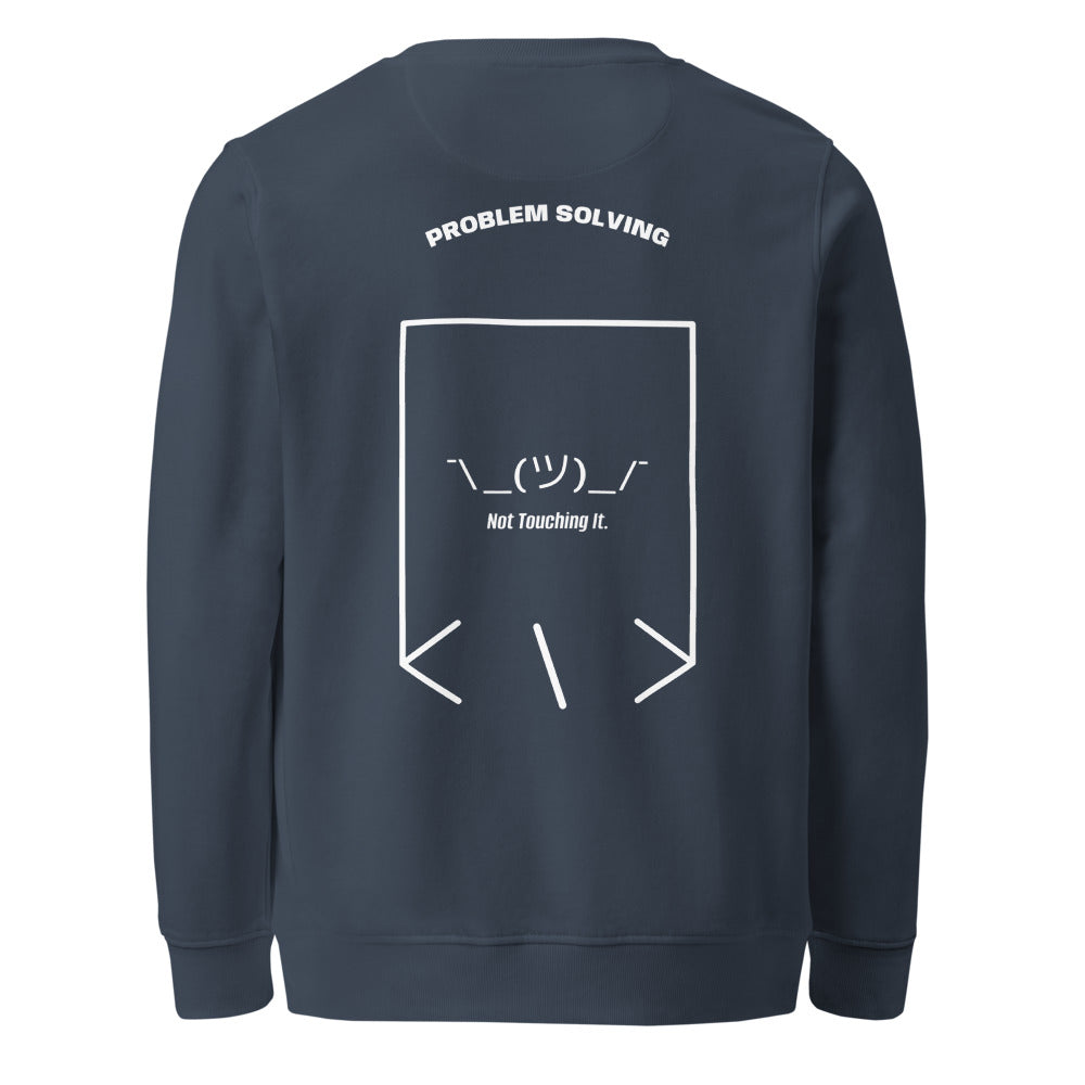 ¯\_(ツ)_/¯ — French Navy White back mockup