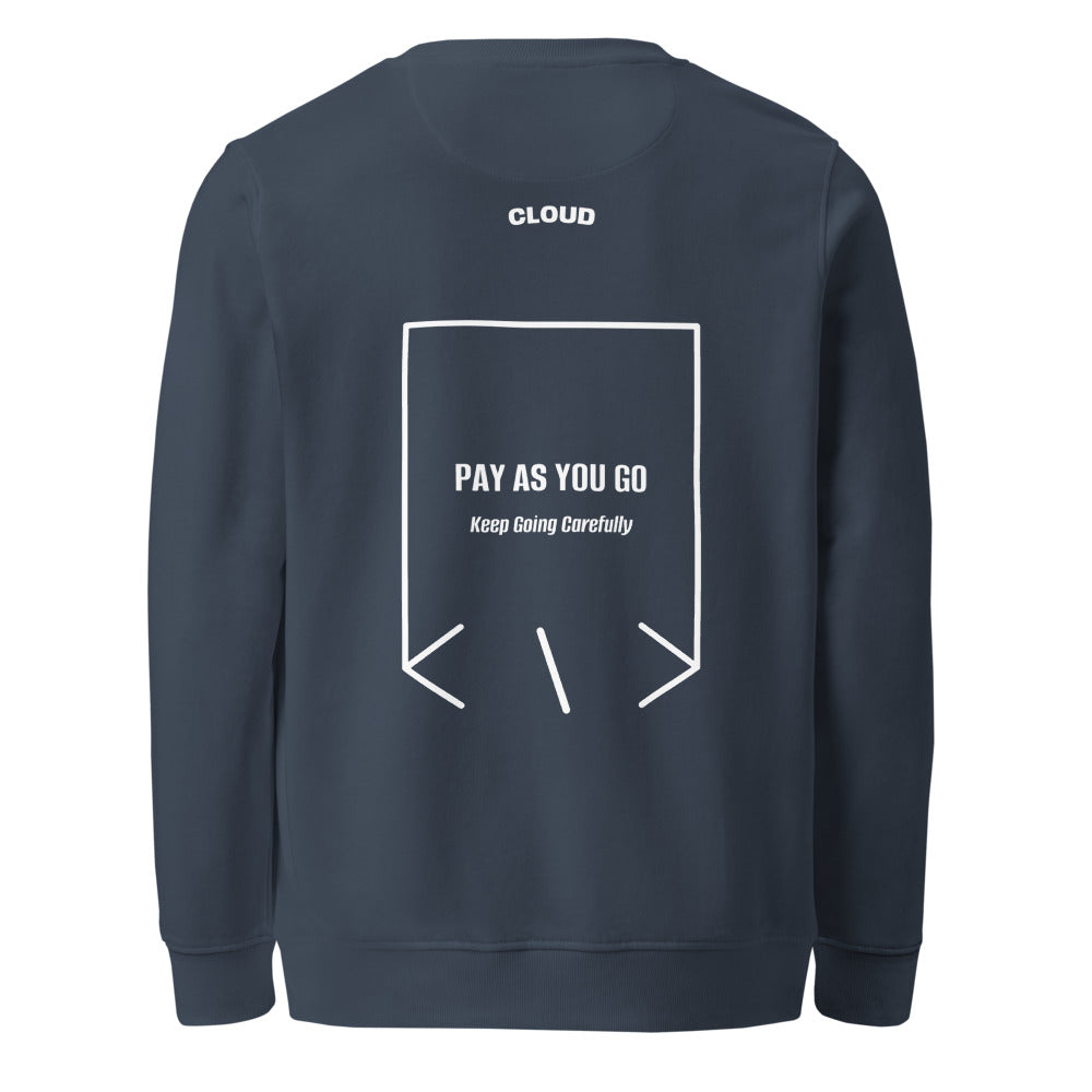 Pay As You Go — French Navy White back mockup
