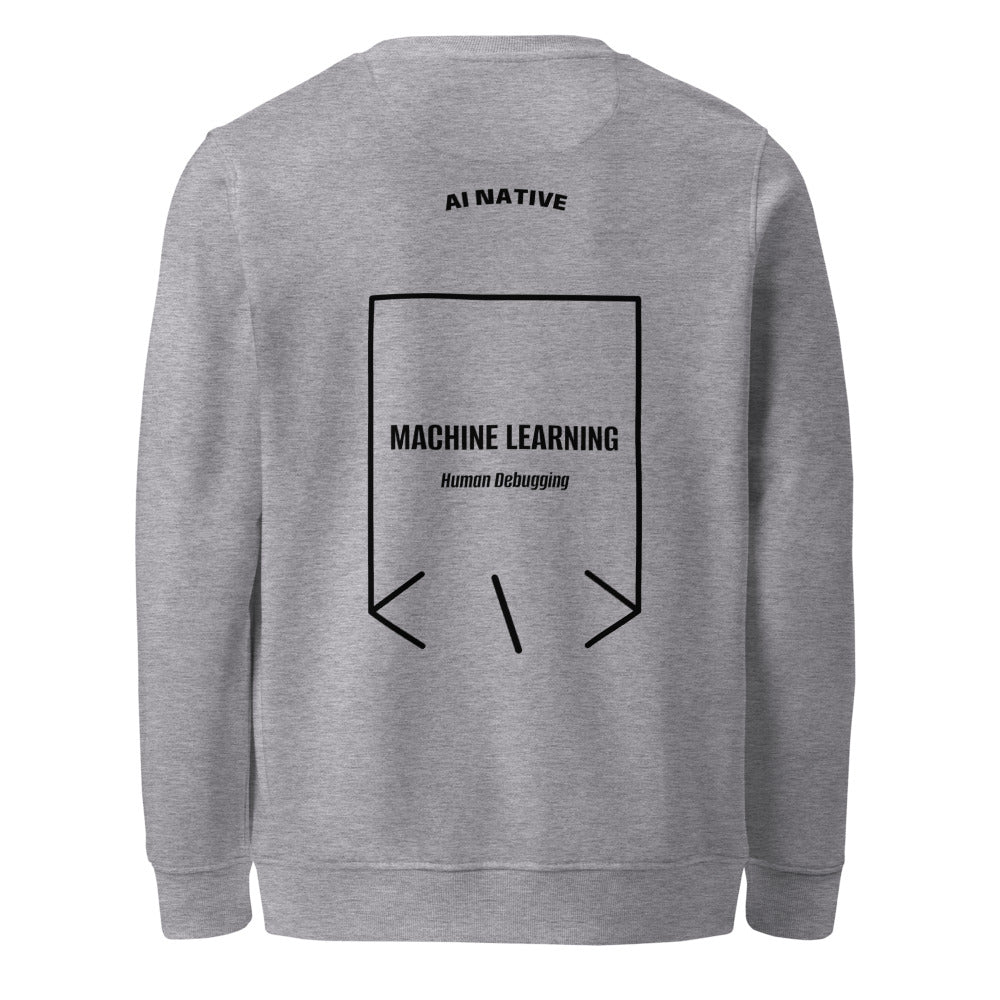 Machine Learning — Grey Melange Black back mockup