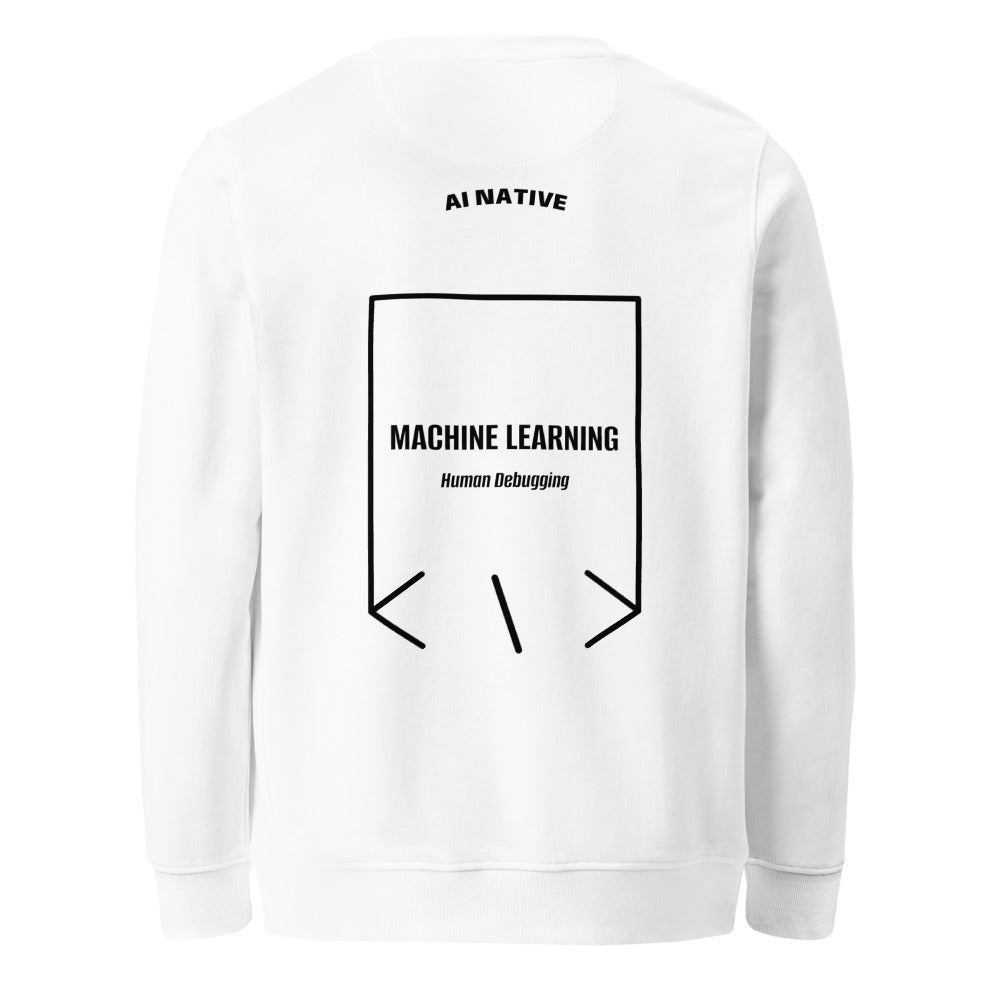 Machine Learning — White Black back mockup