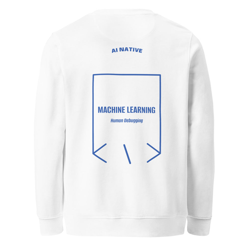 Machine Learning — White Royal Blue back mockup