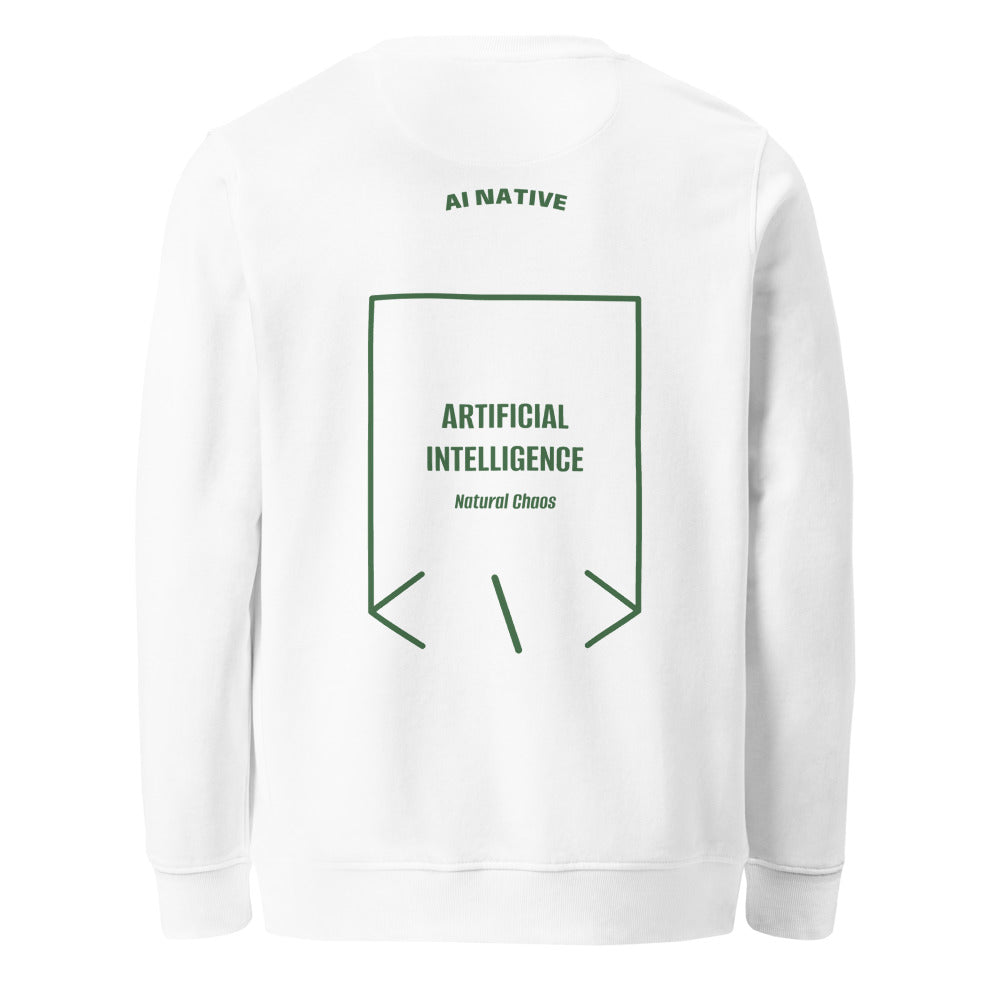 Artificial Intelligence — White Bottle Green back mockup