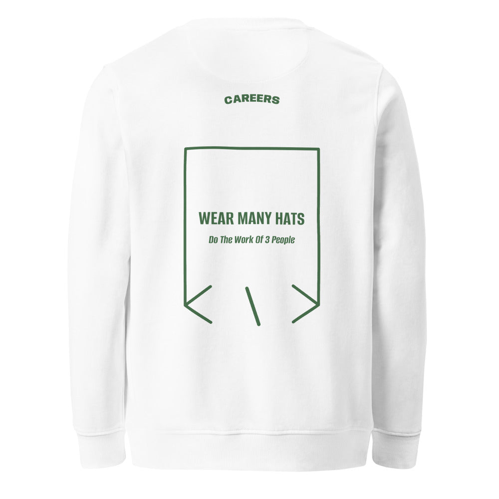 Wear Many Hats — secondary back mockup