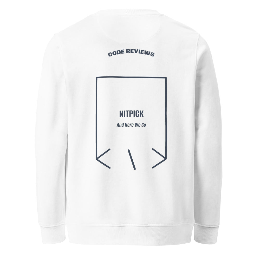 Nitpick — White French Navy back mockup