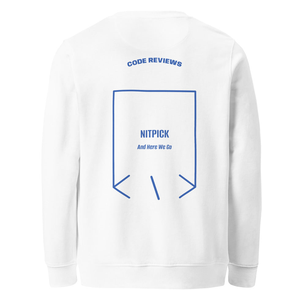 Nitpick — White Royal Blue back mockup