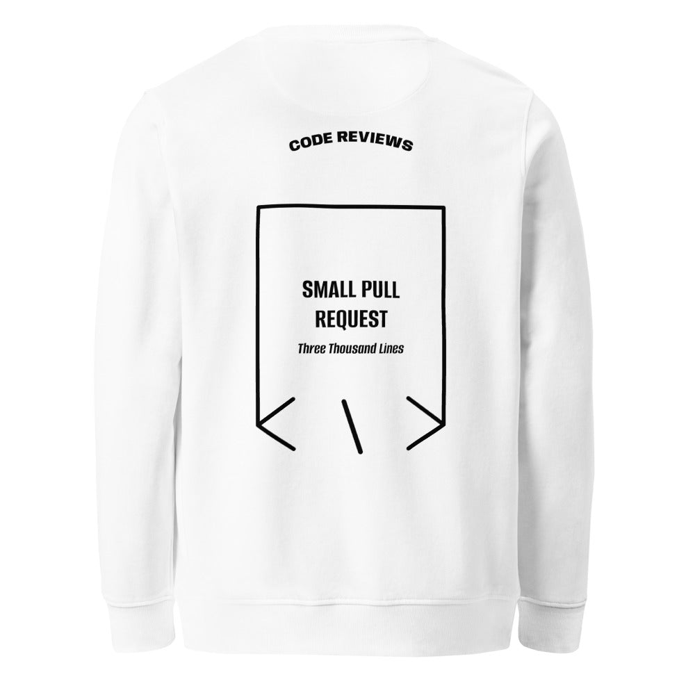 Small Pull Request — White Black back mockup