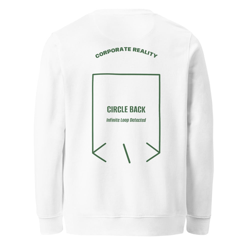 Circle Back — White Bottle Green back mockup