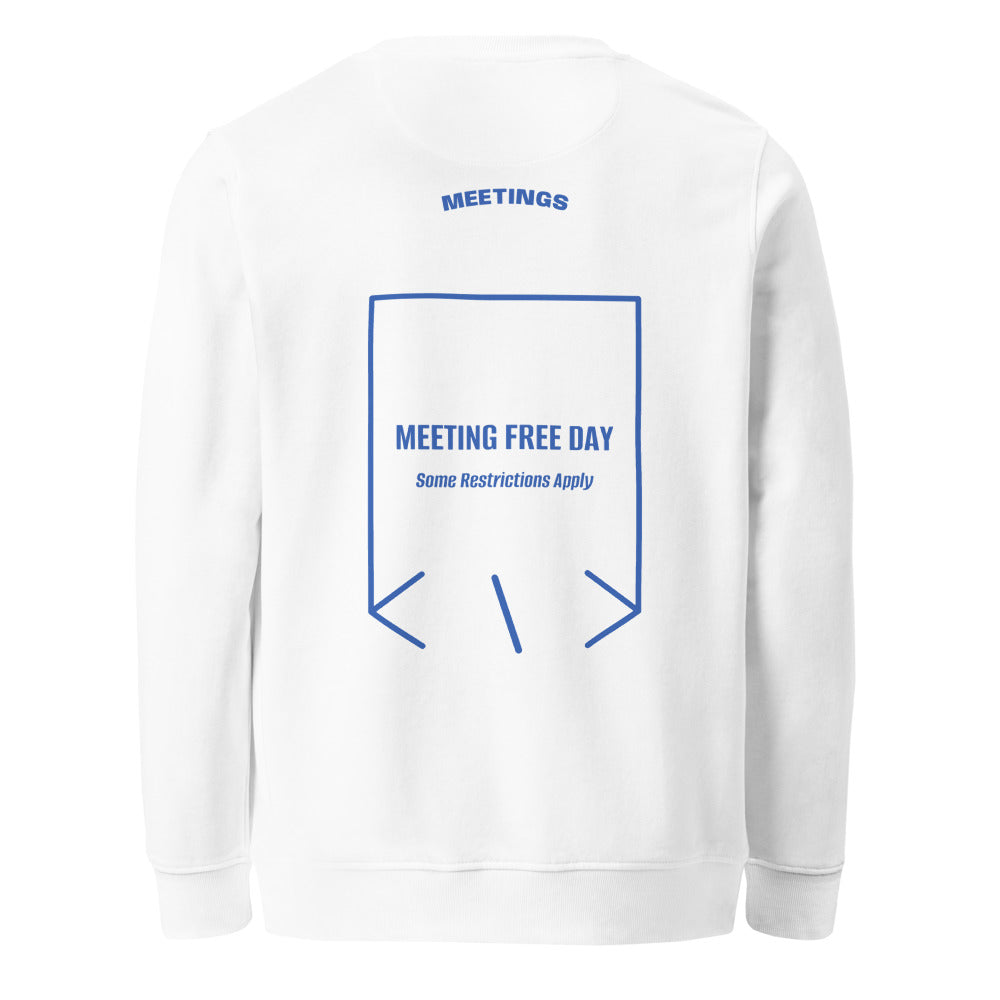 Meeting Free Day — secondary back mockup