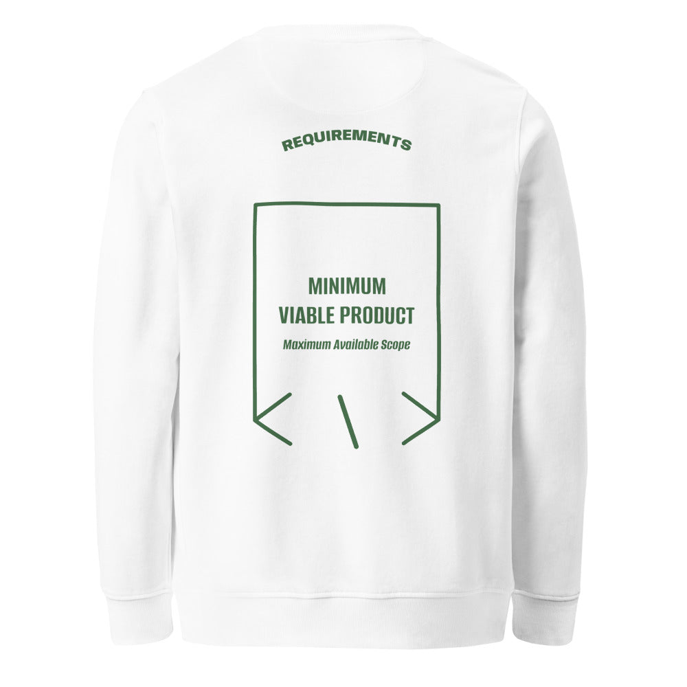Minimum Viable Product — secondary back mockup