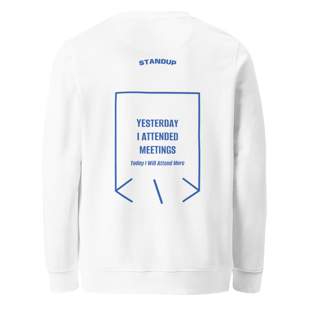 Yesterday I Attended Meetings — secondary back mockup