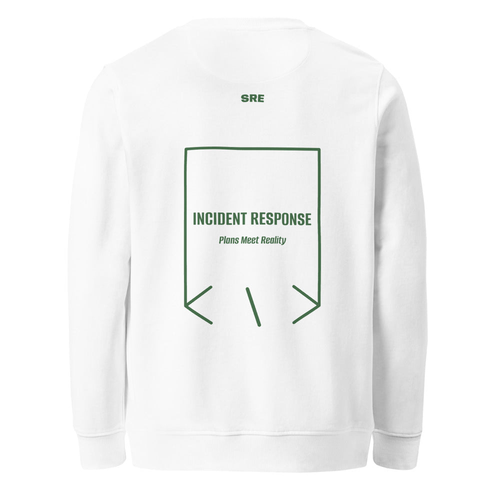 Incident Response — White Bottle Green back mockup