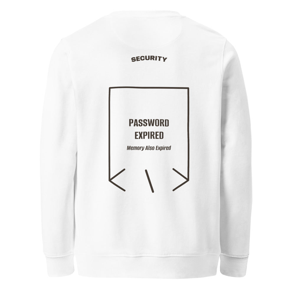 Password Expired — White Deep Charcoal Grey back mockup
