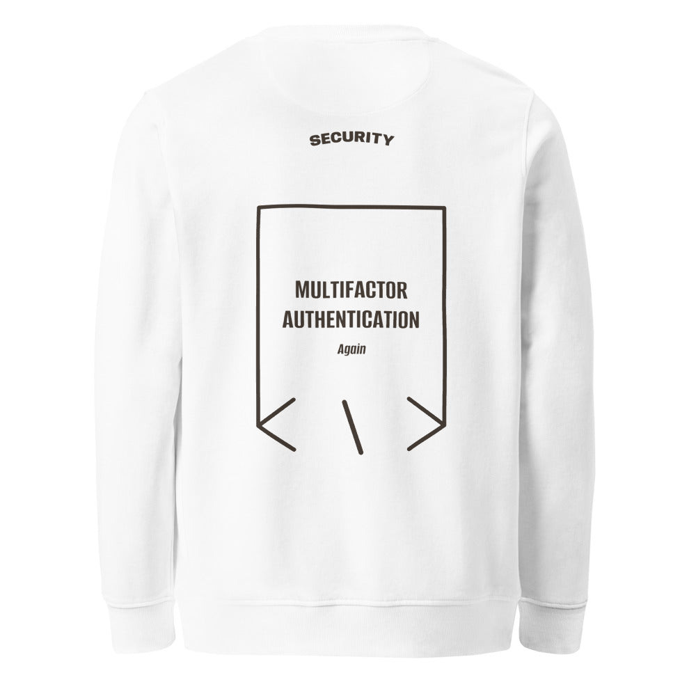 Multifactor Authentication — White Deep Charcoal Grey back mockup