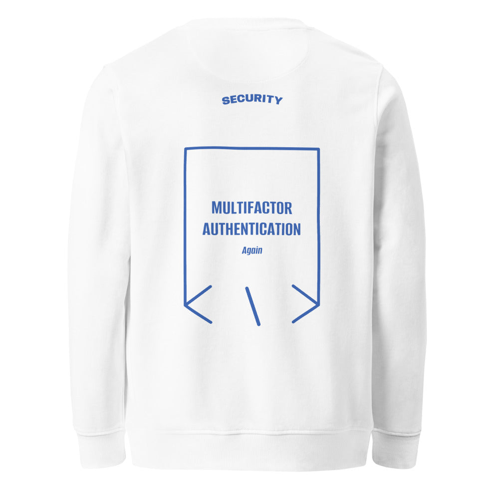 Multifactor Authentication — White Royal Blue back mockup