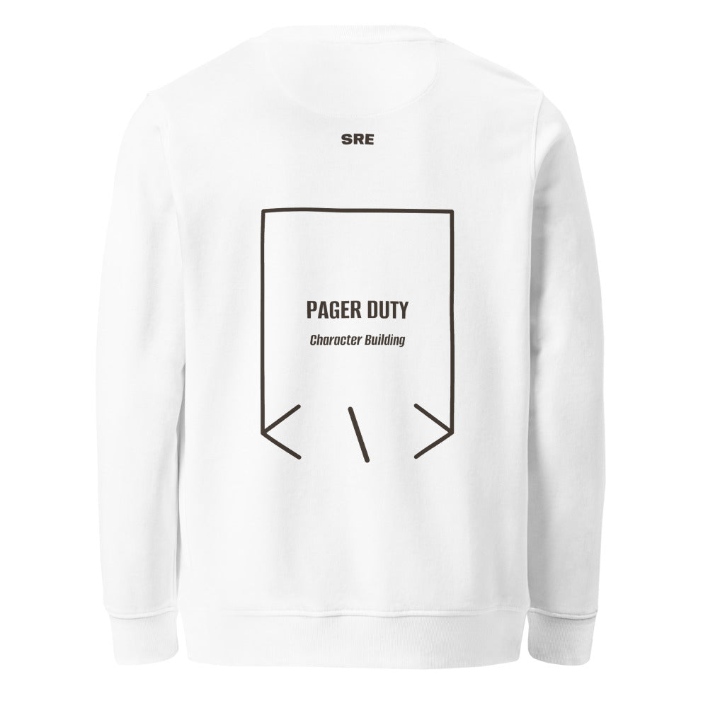 Pager Duty — secondary back mockup
