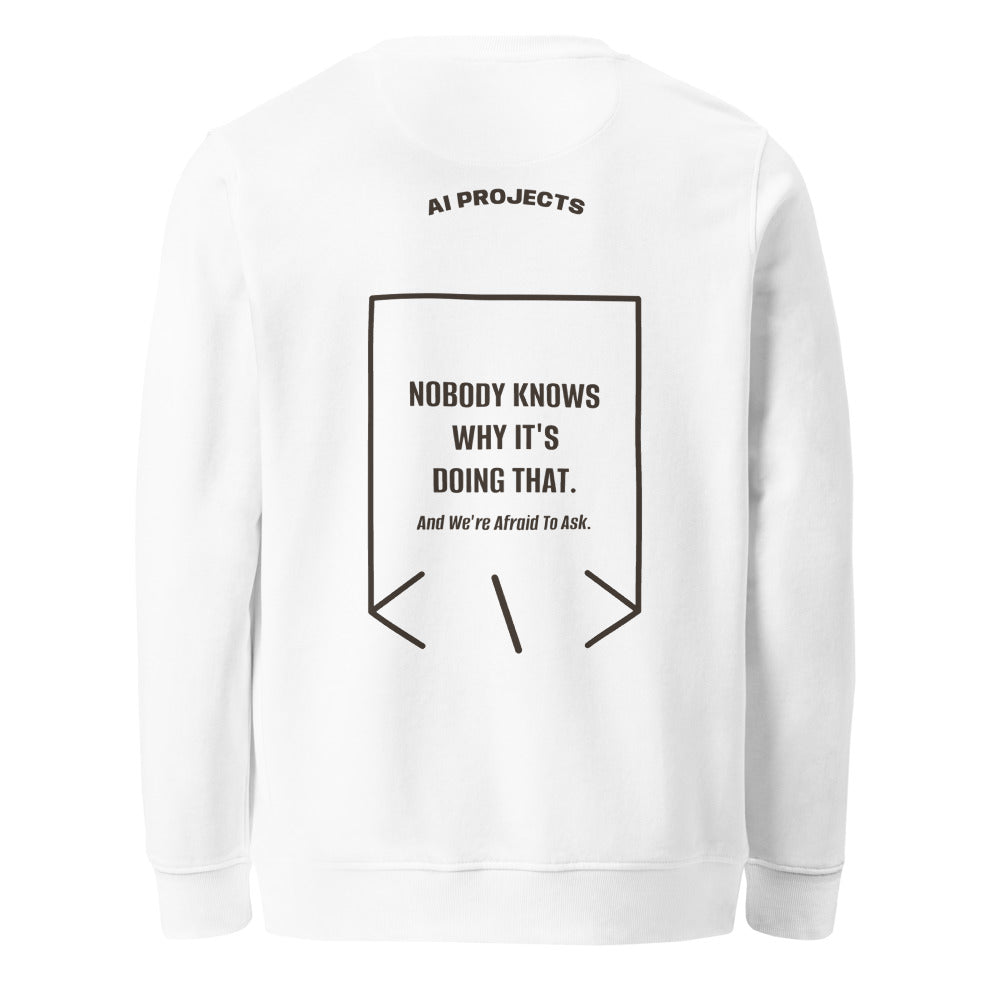 Nobody Knows Why It's Doing That. — secondary back mockup