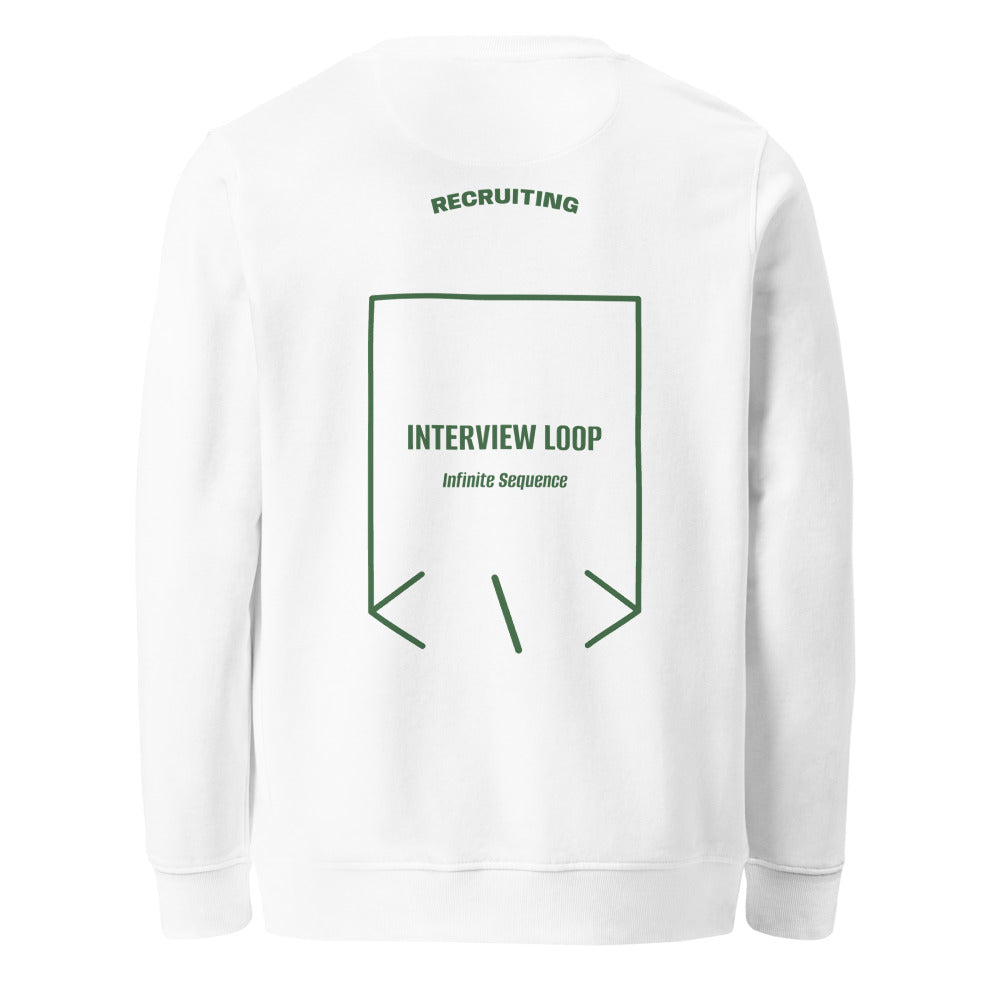 Interview Loop — White Bottle Green back mockup