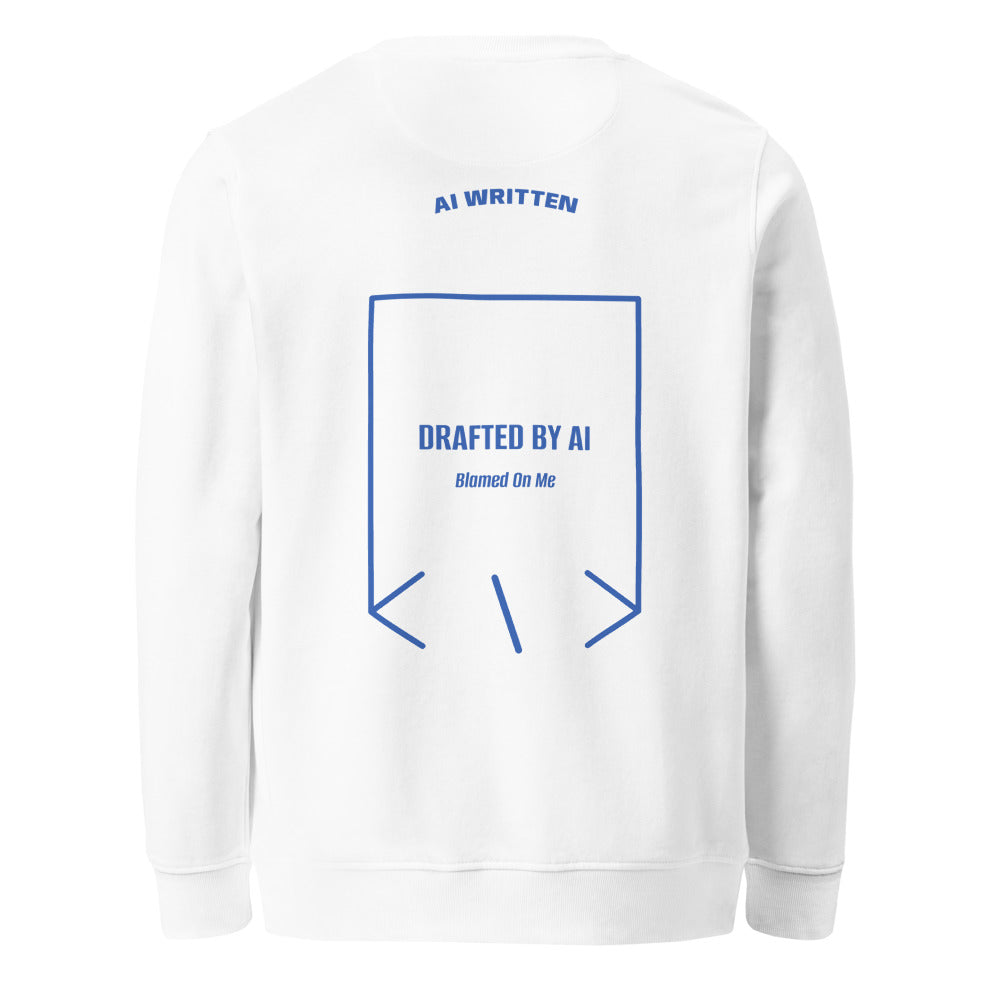 Drafted By AI — secondary back mockup