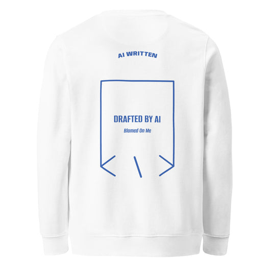Drafted By AI — secondary back mockup