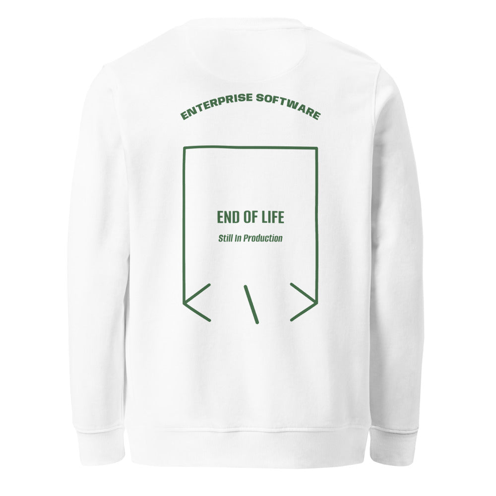 End Of Life — White Bottle Green back mockup