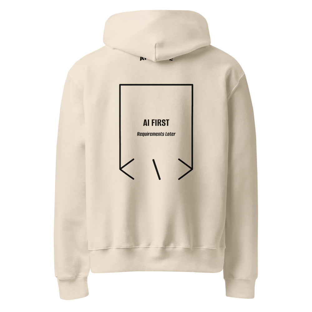 AI First — Dust Black back mockup