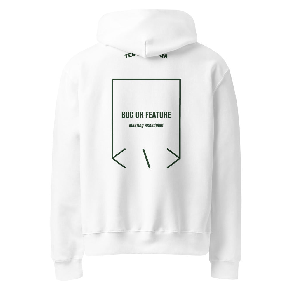 Bug Or Feature — White Forest back mockup