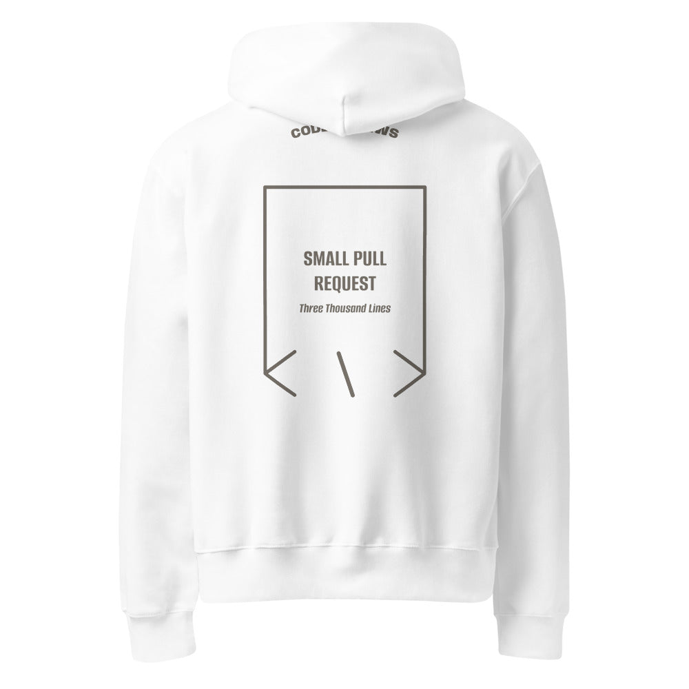 Small Pull Request — White Asphalt back mockup