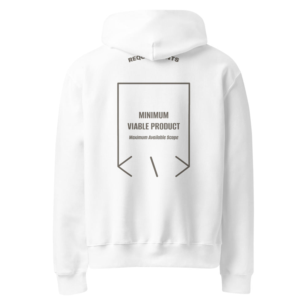 Minimum Viable Product — White Asphalt back mockup