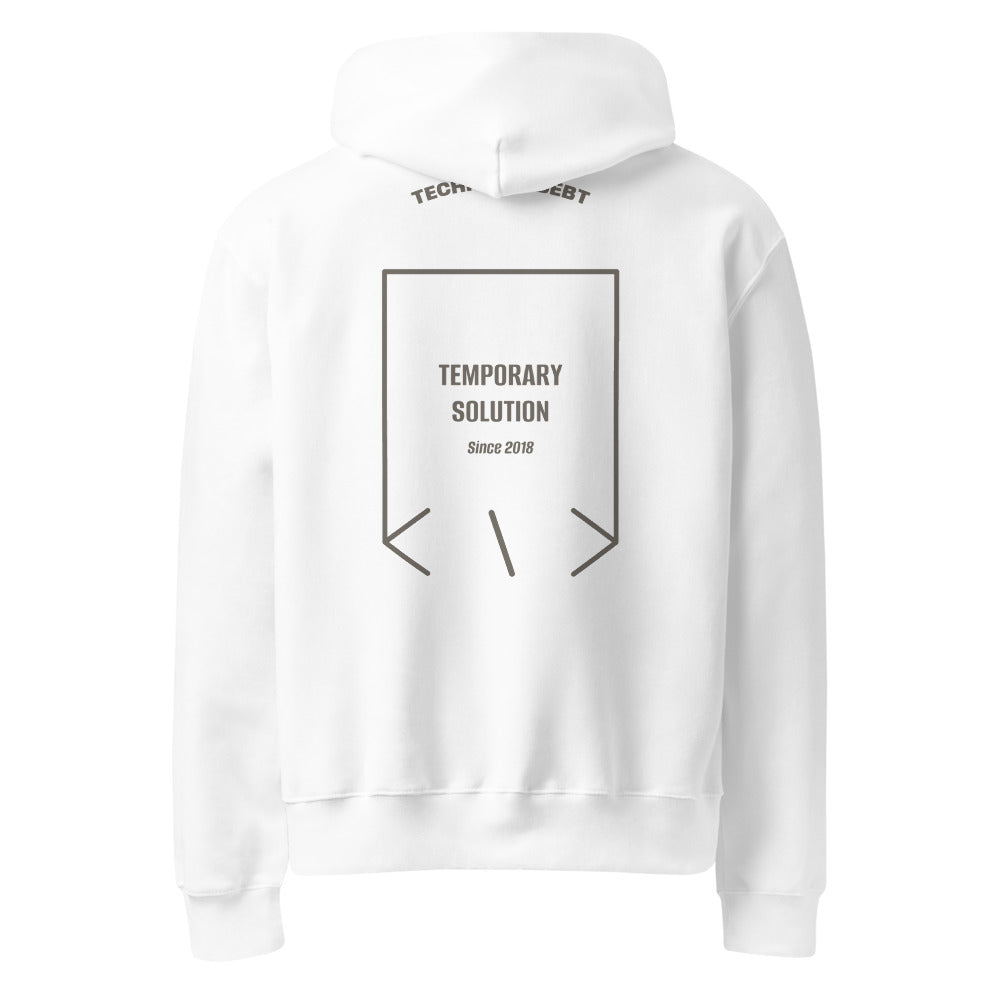 Temporary Solution — White Asphalt back mockup