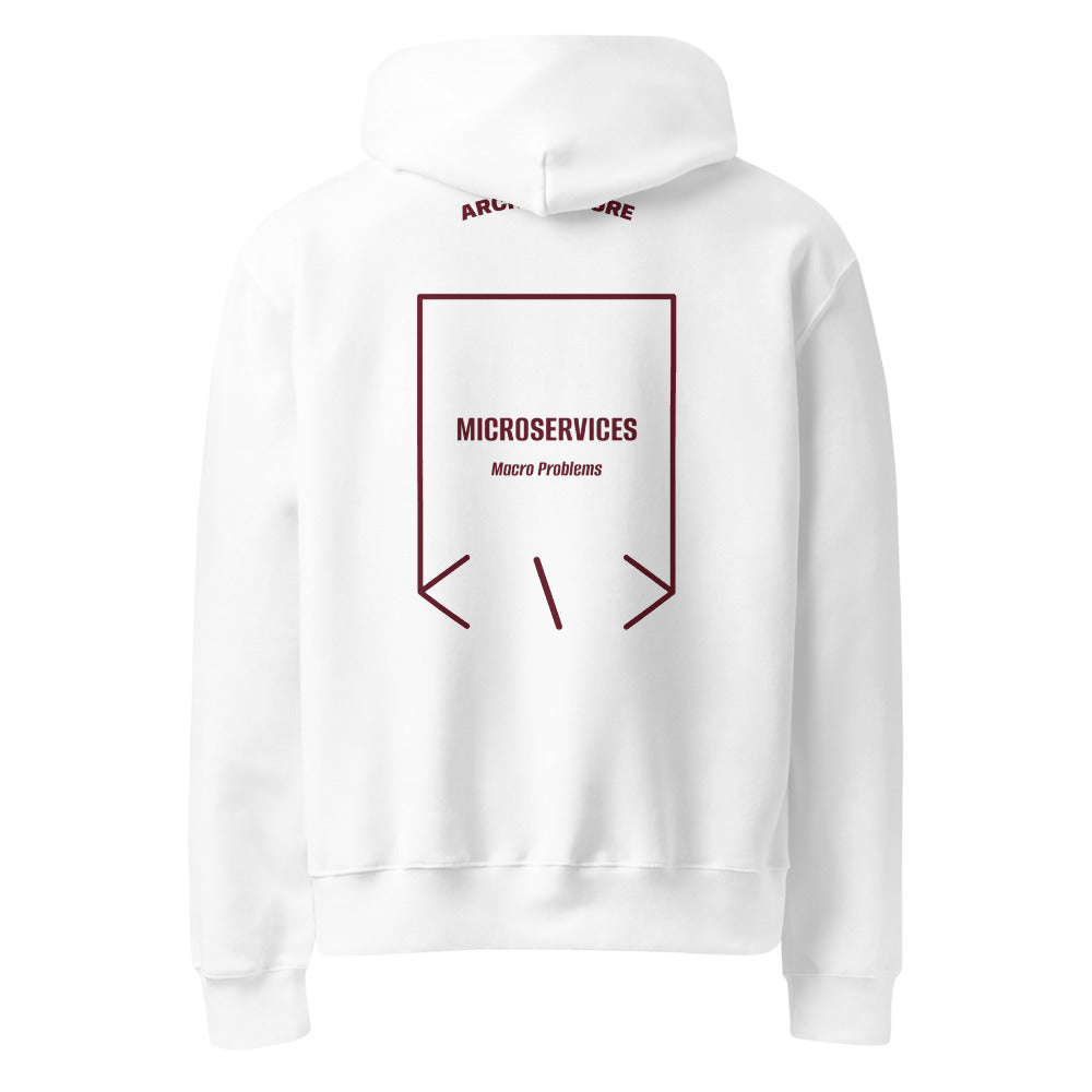 Microservices — White Maroon back mockup