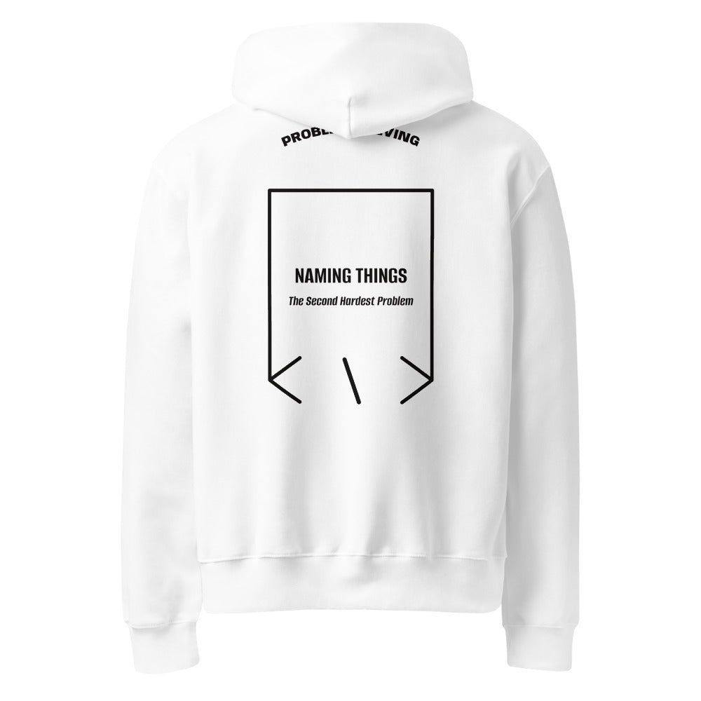Naming Things — White Black back mockup