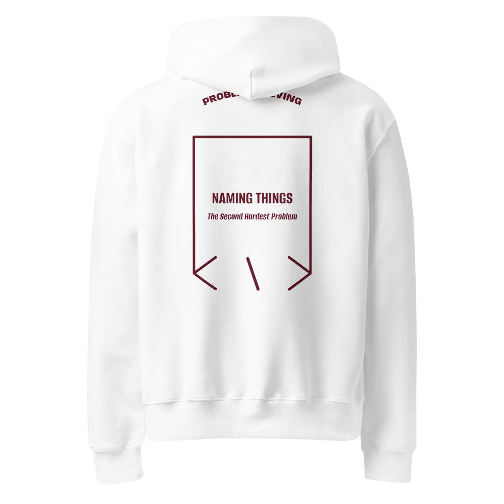 Naming Things — White Maroon back mockup