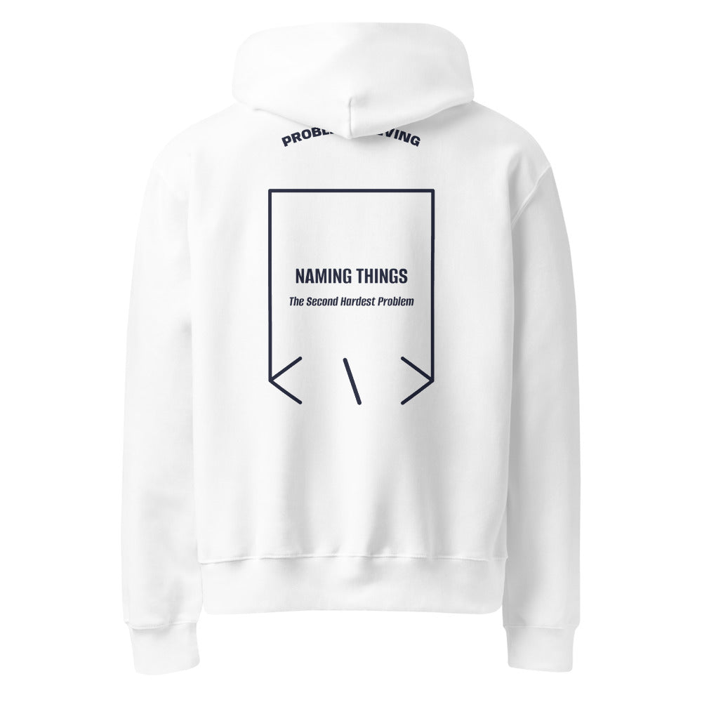 Naming Things — White Navy back mockup