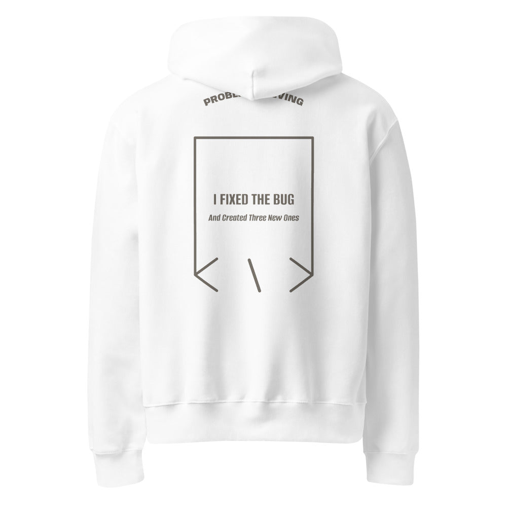 I Fixed The Bug — White Asphalt back mockup