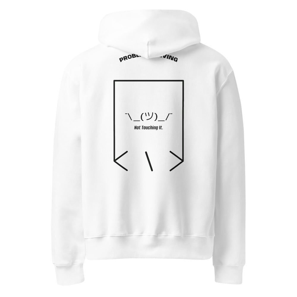 ¯\_(ツ)_/¯ — White Vintage Black back mockup