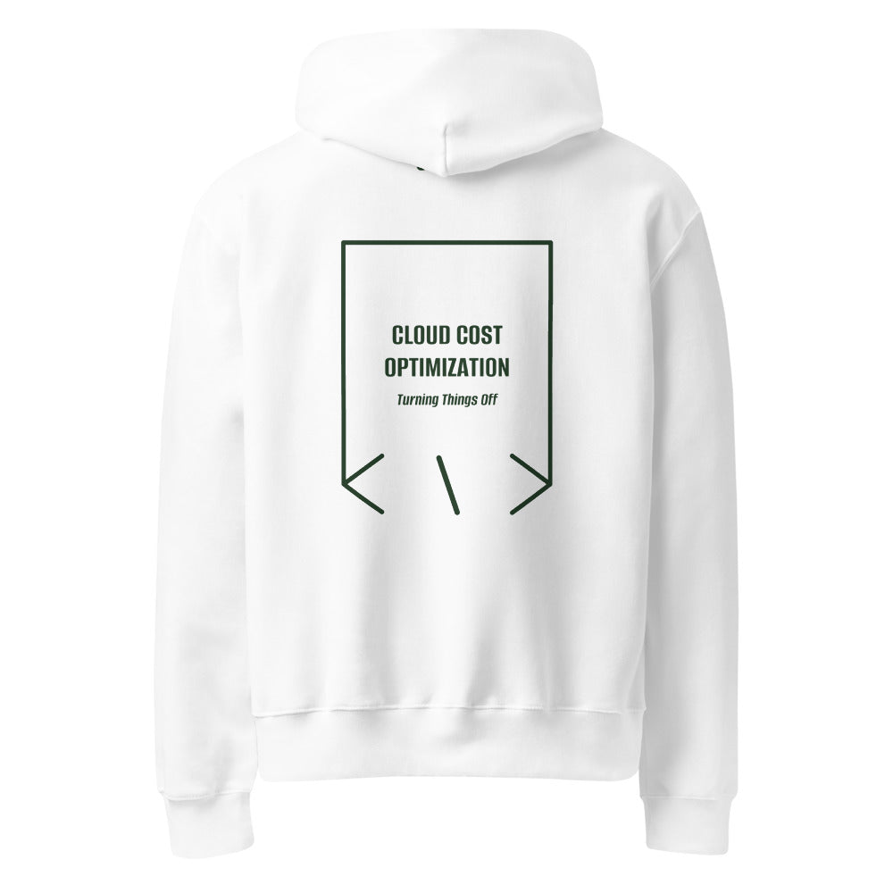 Cloud Cost Optimization — White Forest back mockup
