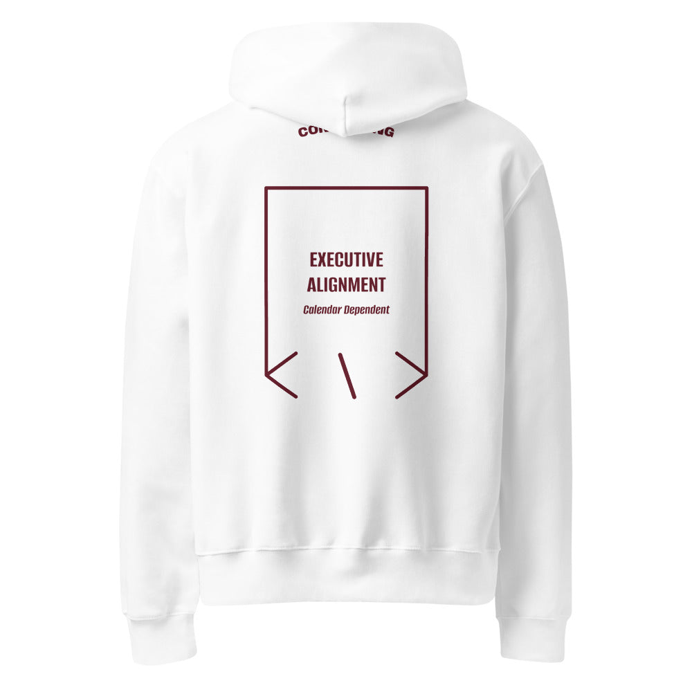 Executive Alignment — White Maroon back mockup