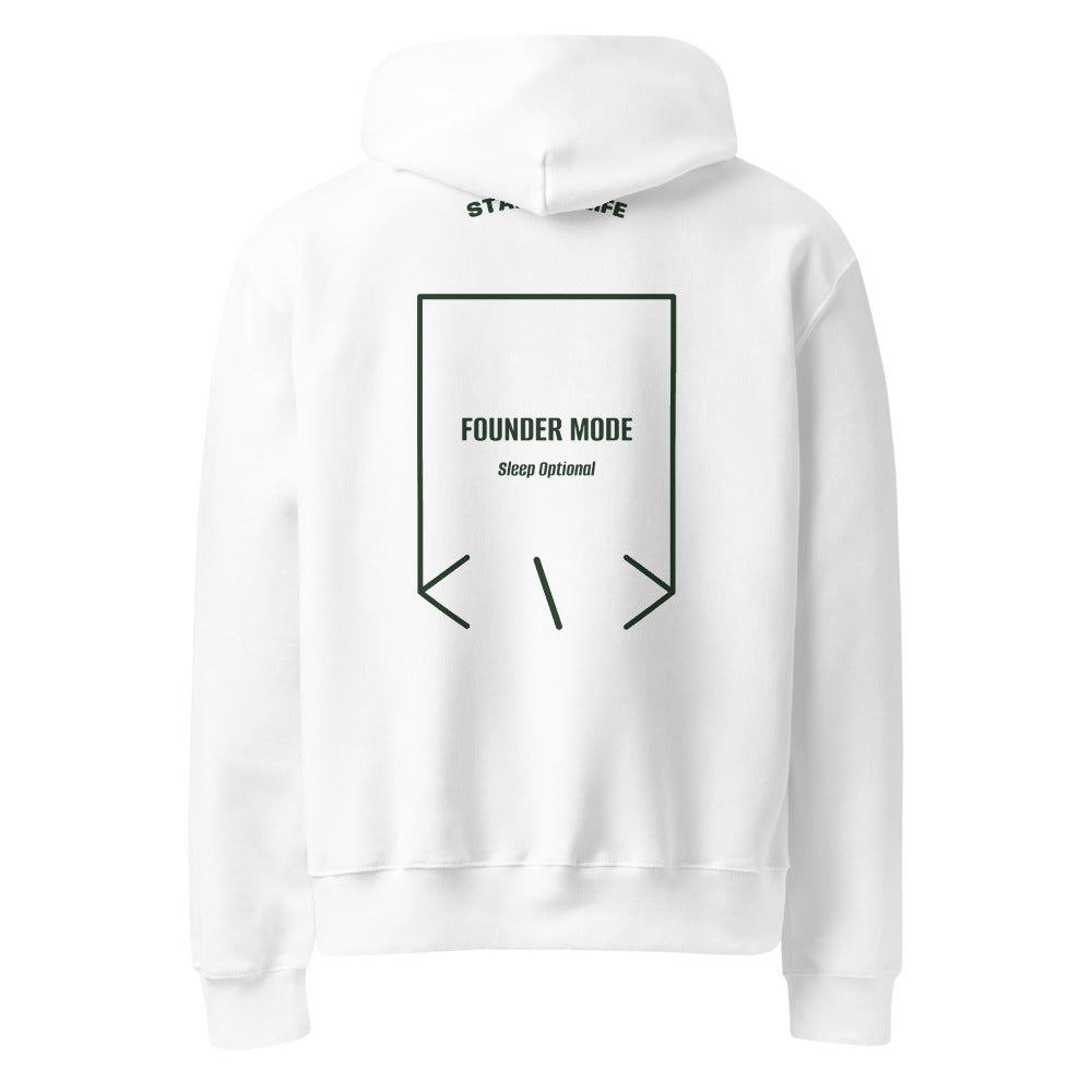 Founder Mode — White Forest back mockup