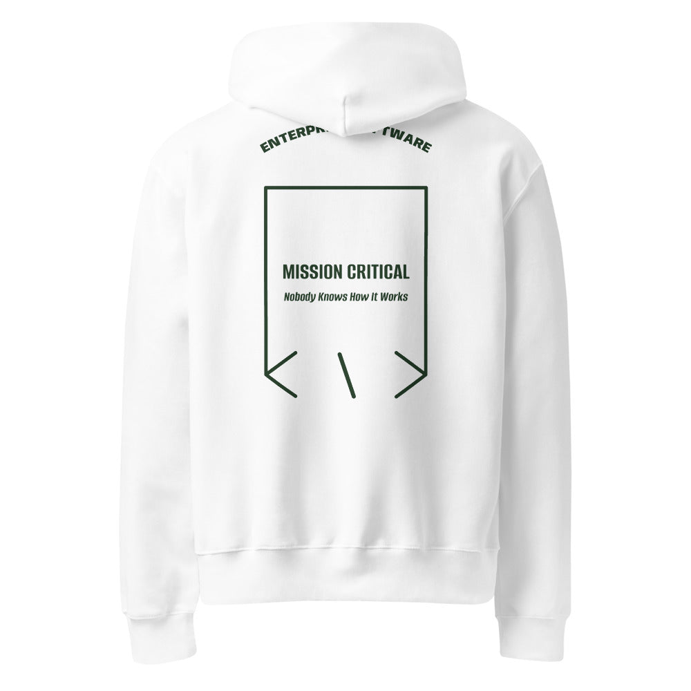Mission Critical — White Forest back mockup